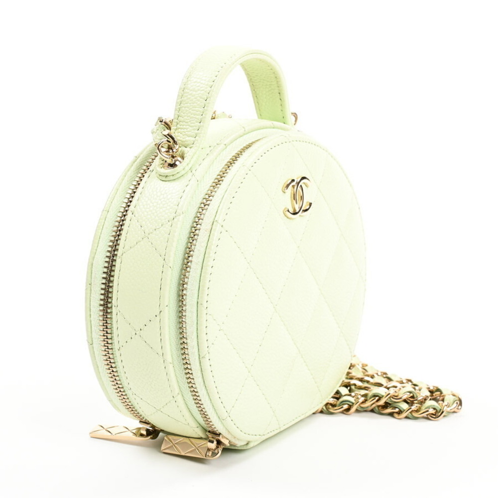 Chanel Small Vanity Case Shoulder Bag Green - Picture 2 of 11